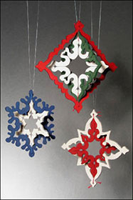 Snowflake Ornaments By Kim Russell