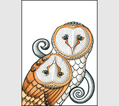 Barn Owl Two by Kim Russell | Barn Owls